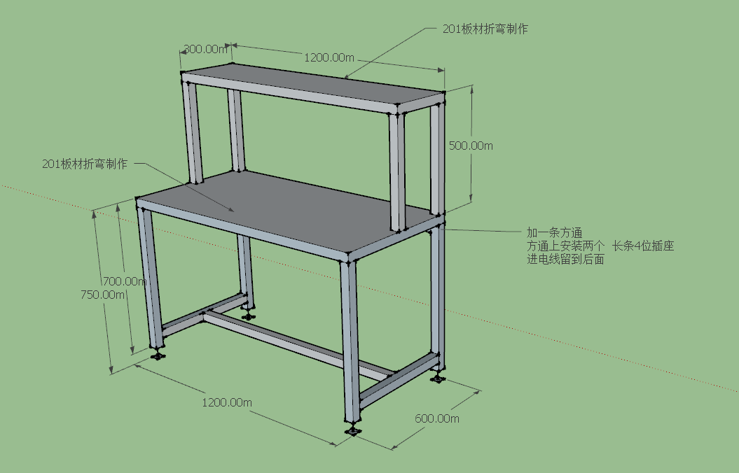 江西雙層不銹鋼工作臺(tái)制作 江西雙層不銹鋼工作臺(tái)制作